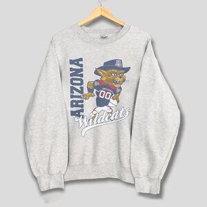 Vintage 90s University of Arizona Wildcats Basketball Sweatshirt, NCAA Shirt Tee